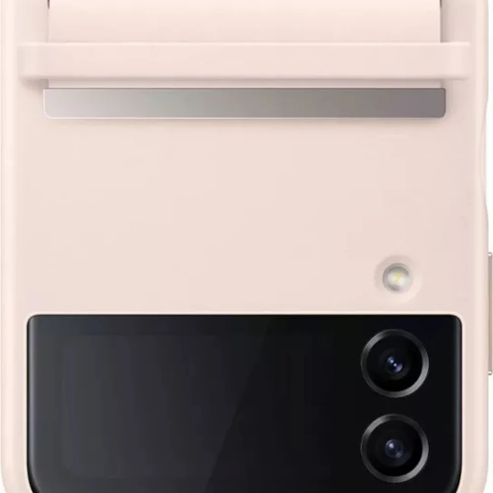 Samsung Flip 4 Leather Case Peach Brand New Never Opened